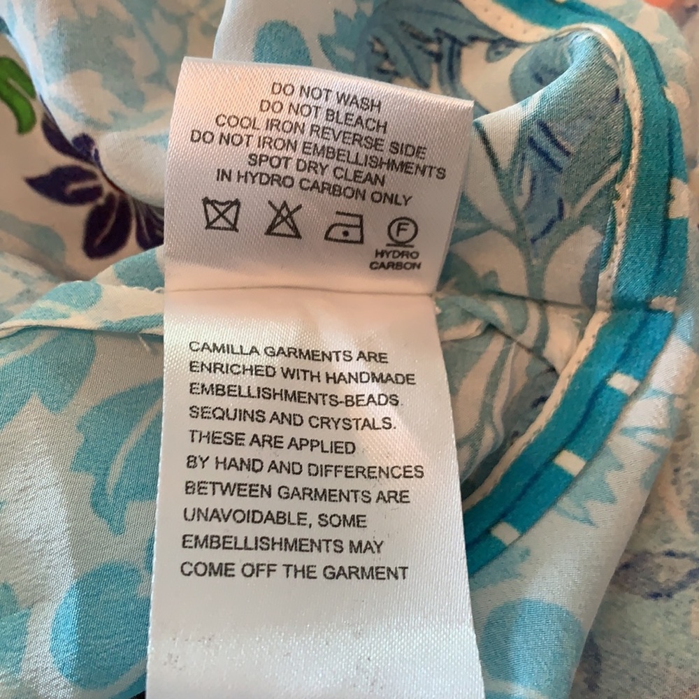 Camilla Blue and White Maxi Dress - Picture 13 of 14